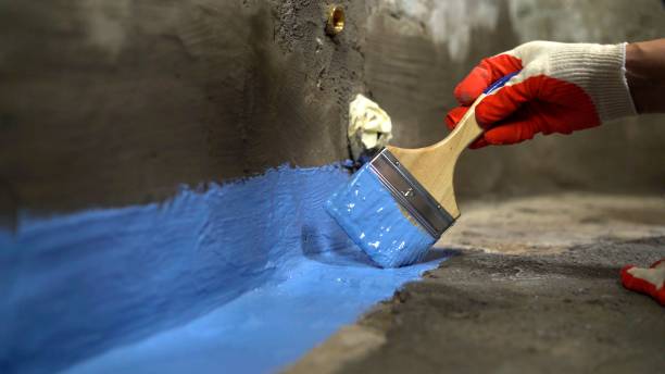 Professional waterproofing crew in Krakow, Krakow, WI